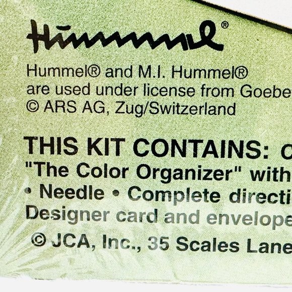 Sendimentals Hummel Cross Stitch Greeting Card - New - Picture 5 of 7